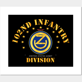 102nd Infantry Division - Ozark wo Drop Posters and Art